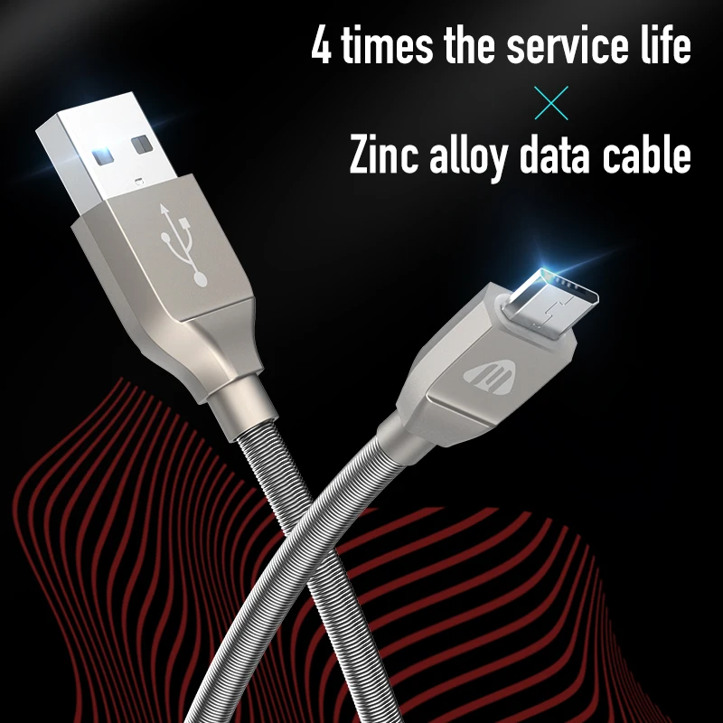Jellico Micro USB кабель металлический зарядный кабель для samsung Xiaomi huawei htc Android мобильный телефон Быстрая Зарядка Кабели синхронизации данных
