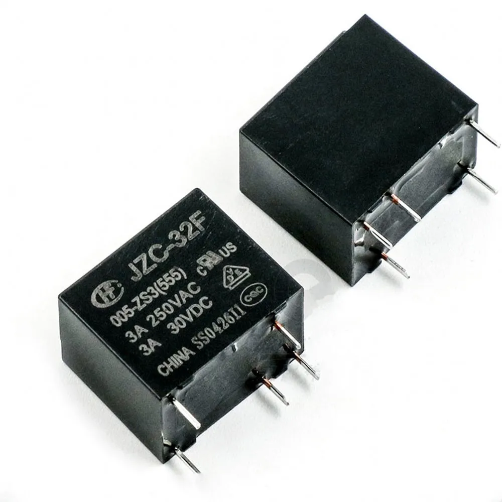50 шт./лот Мощность реле HF32F JZC-32F-005-ZS3 JZC-32F-009-ZS3 JZC-32F-012-ZS3 JZC-32F-024-ZS3 5PIN 3A набор преобразования