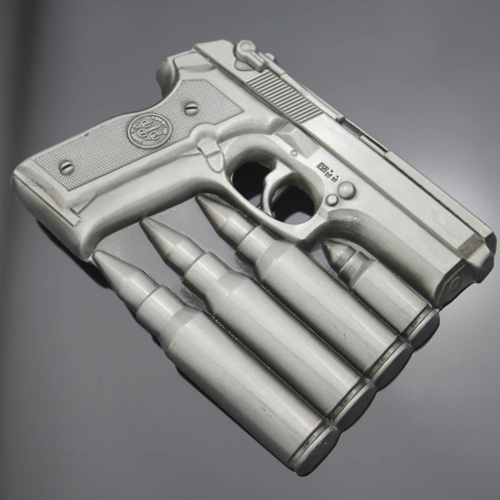 Мужской пистолет с посеребренным пистолетом военный западное Родео Техасский