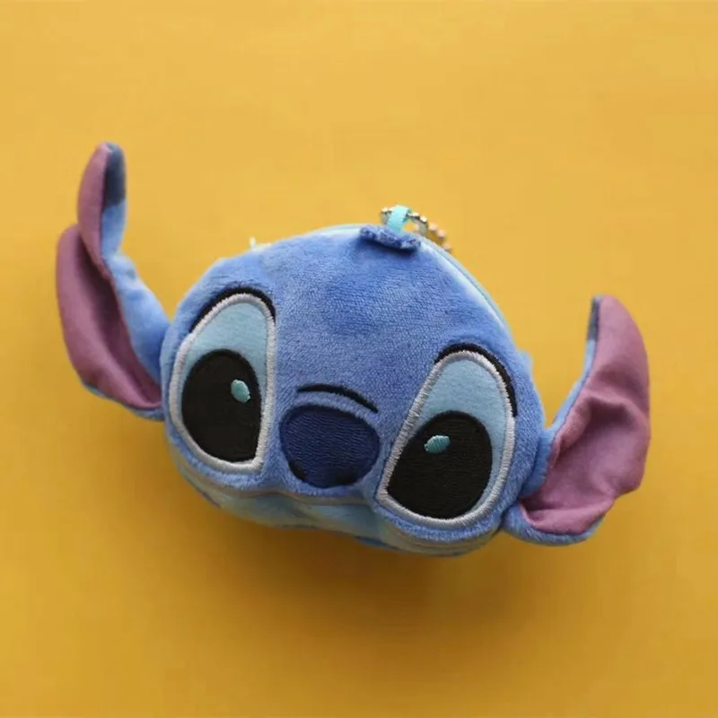 stitch ЦУМ Ститч плюшевые кошельки мягкие инопланетяне белка клубника медведь мягкие плюшевые липучки сумки для игрушек кулон брелок для девочек Подарки - Цвет: stitch