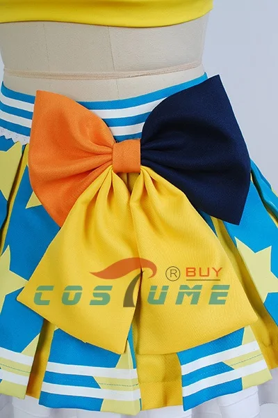 LoveLive! Любовь Live черлидеров Косплей Rin Hoshizora Костюм для женщин девочек Хэллоуин