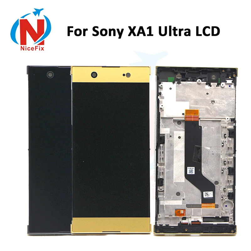 ЖК дисплей для Sony Xperia XA1 Ultra G3221 G3212 G3223 G3226 сенсорный экран с дигитайзером в сборе