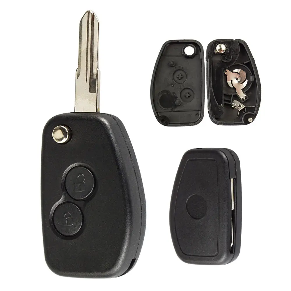 OkeyTech 2/3 кнопки модифицированный Автомобильный ключ оболочка для Renault Dacia Duster Modus