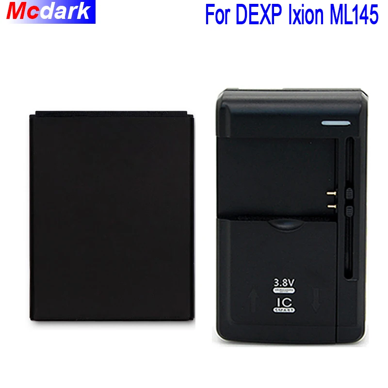 Mcdark 1 шт. + универсальное зарядное устройство 4000 мАч аккумулятор для DEXP Ixion ML145