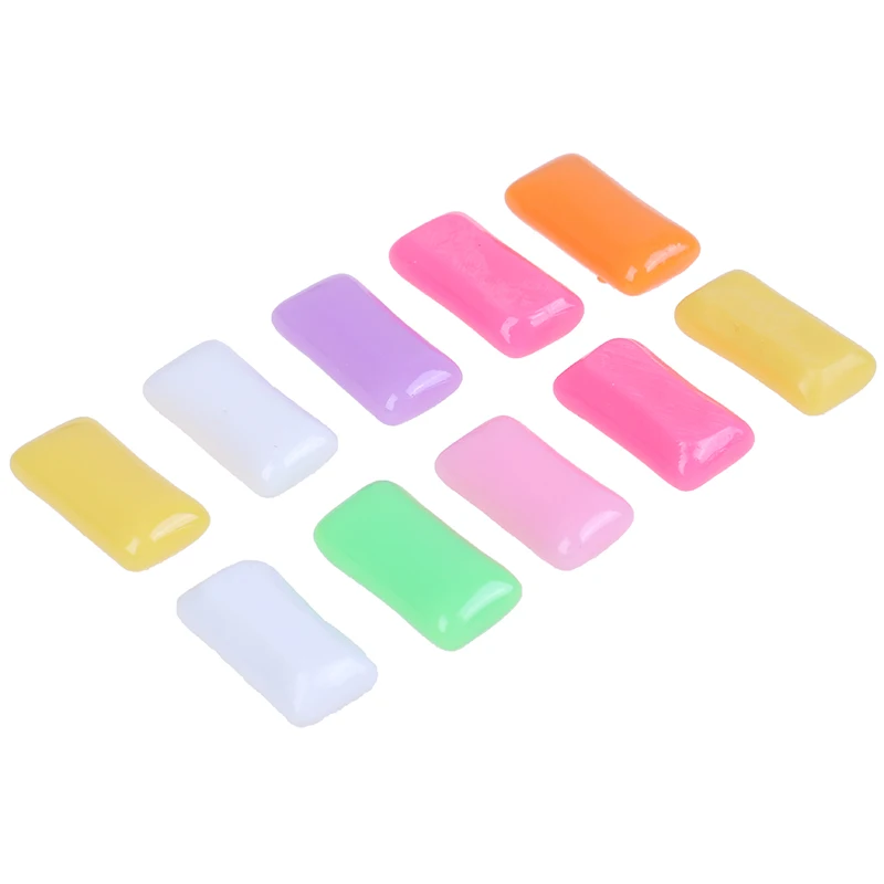 Новинка 10 шт. имитация жевательной резинки кабошон из смолы миниатюрное