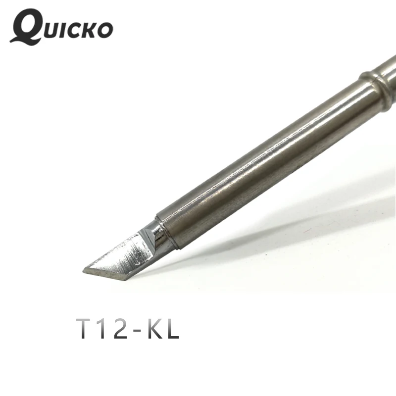 QUICKO T12-KL Форма серии K Электронный жало паяльника 70 Вт гладить паяльной сварочные инструменты для FX907/9501 ручка фотоаппаратов моментальной печати 7s расплава олова