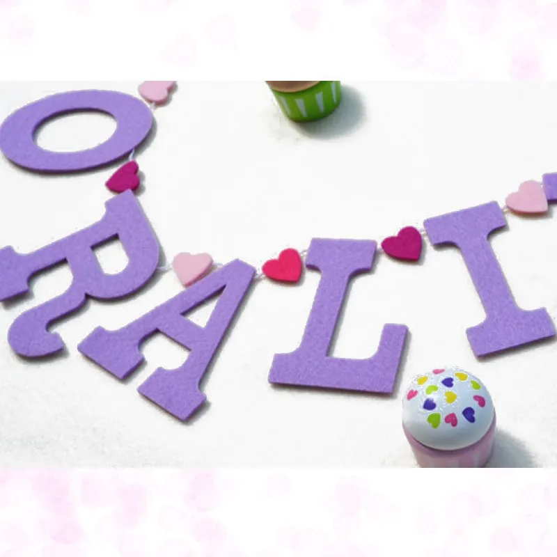 Индивидуальный баннер на 1-й день рождения детское имя буквы букетки комната