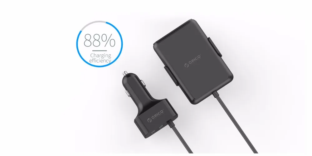 ORICO автомобильное зарядное устройство 5 портов QC3.0 USB Автомобильное зарядное устройство Универсальный USB быстрый адаптер 52 Вт для MPV автомобильных мобильных телефонов планшетных ПК 12 В/24 В