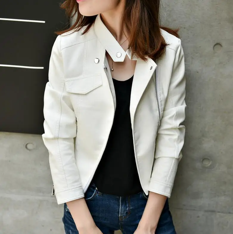 2018 весна осень новый искусственный карман на молнии украшение воротник стойка