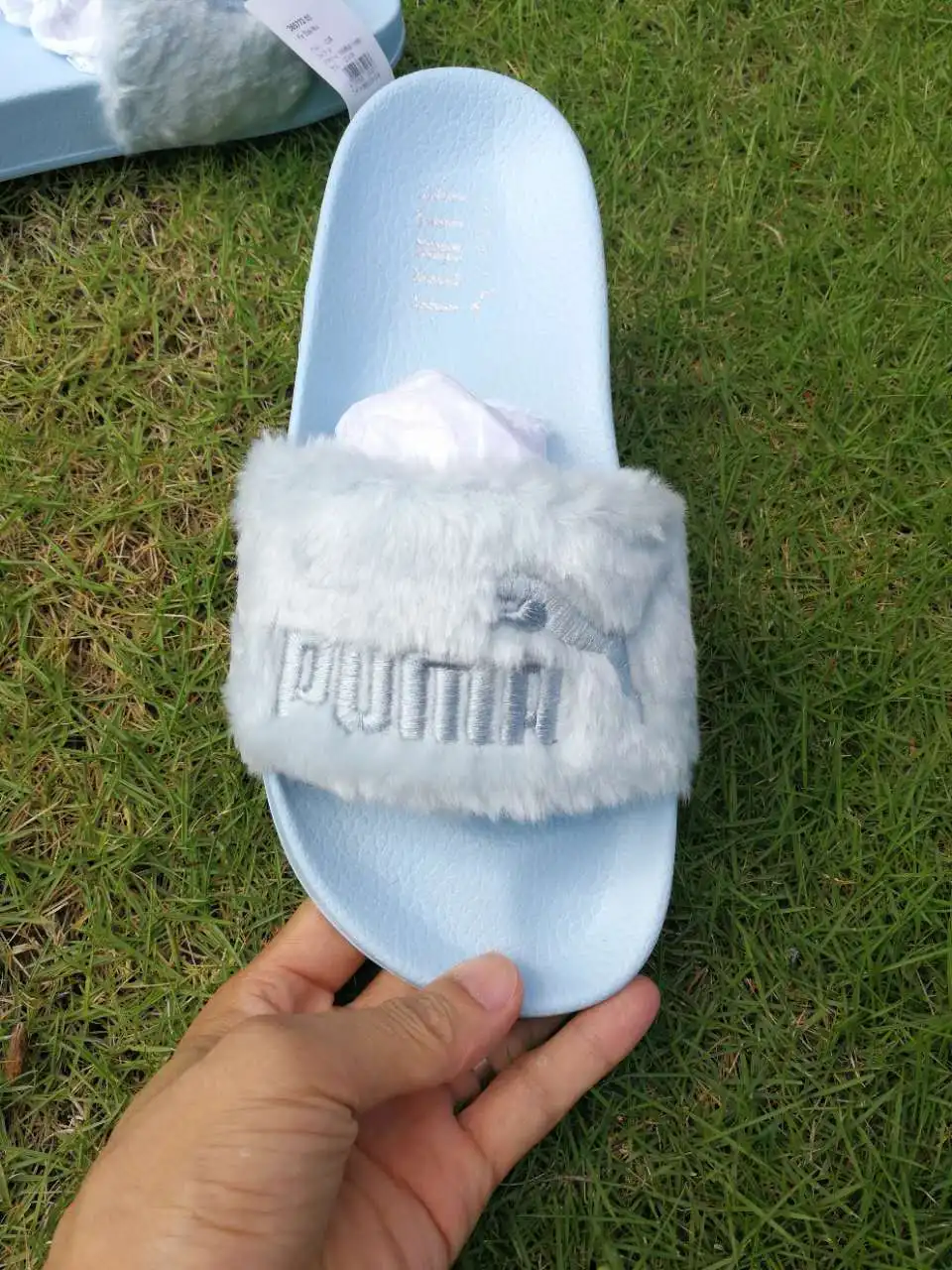 20182018 НОВЫЙ PUMA X Rihanna Fenty Leadcat меха слайд унисекс/Для мужчин/Для женщин бадминтон
