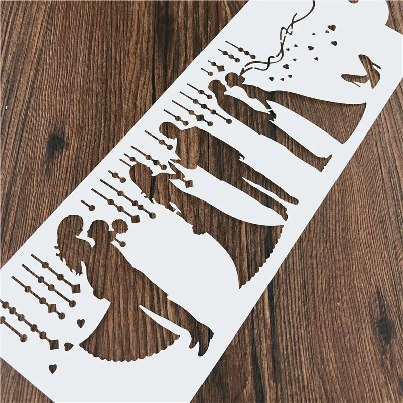 4 шт шаблон для кофе трафарет набор свадебных трафареты торта помадка формы