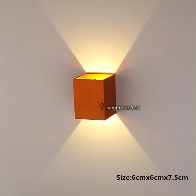New Modern 3W LED Square Wall Lamp Hall Porch Walkway Living Room Light Fixture Indoor Lighting | Освещение