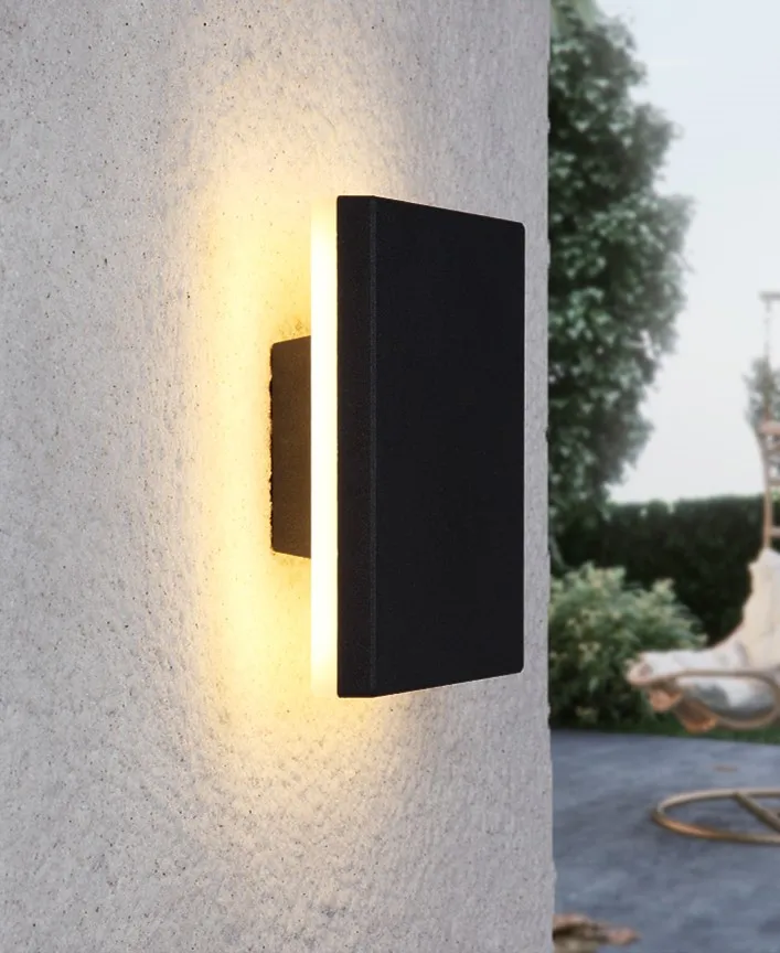 LED крыльцо коридор огни современный Дизайн площади настенный светильник