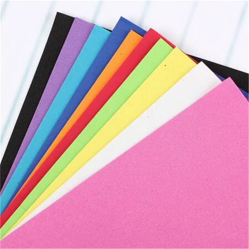 10 шт./лот разноцветная пенопластовая бумага ручной работы A4 1 мм Толстая