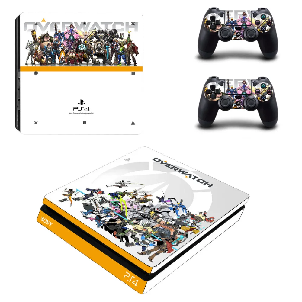 D. va PS4 тонкая наклейка для sony playstation 4 консоль и контроллер PS4 тонкая наклейка s винил