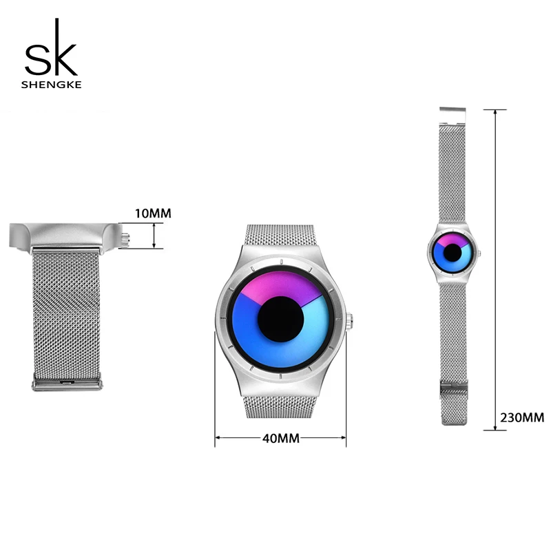 

Shengke Stainless Steel Watches Women Brand Luxury Quartz Watch Relogio Feminino 2019 SK Creative Ladies Wrist Watch Best Gifts