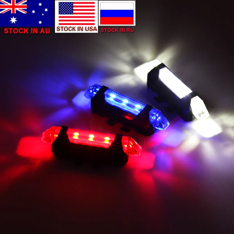 Дропшиппинг 5 светодиодный ночной горный велосипедный задний светильник USB