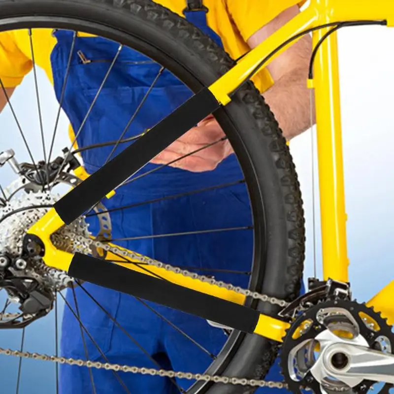 2 шт. велосипед Велоспорт цепи уход за Защитная крышка защитная рама для горного