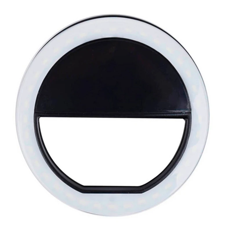 Кольцевой светильник для селфи портативная Led-вспышка камеры смартфона Xiaomi iPhone