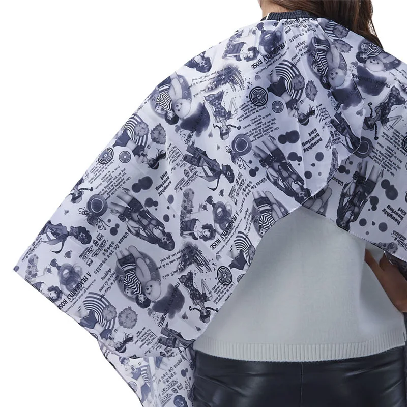 Профессиональная накидка для парикмахерской водонепроницаемая тканевая