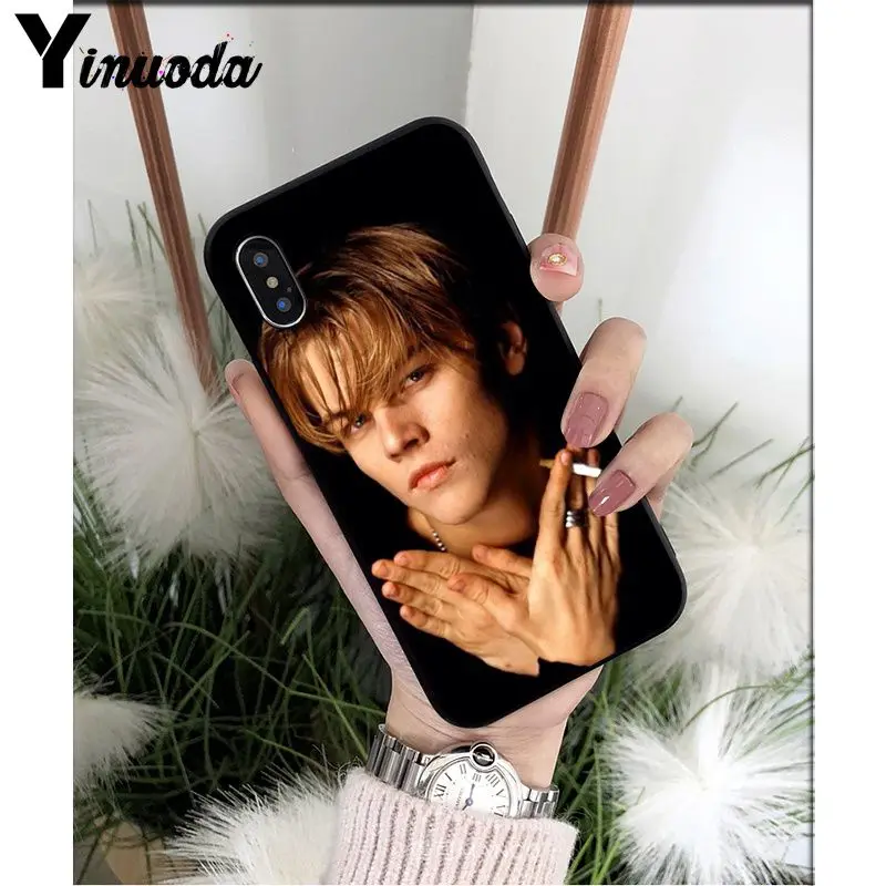 Yinuoda Leonardo Dicaprio young мягкий силиконовый черный чехол для телефона для iPhone 5 5Sx 6 7 7plus 8 8Plus X XS MAX XR