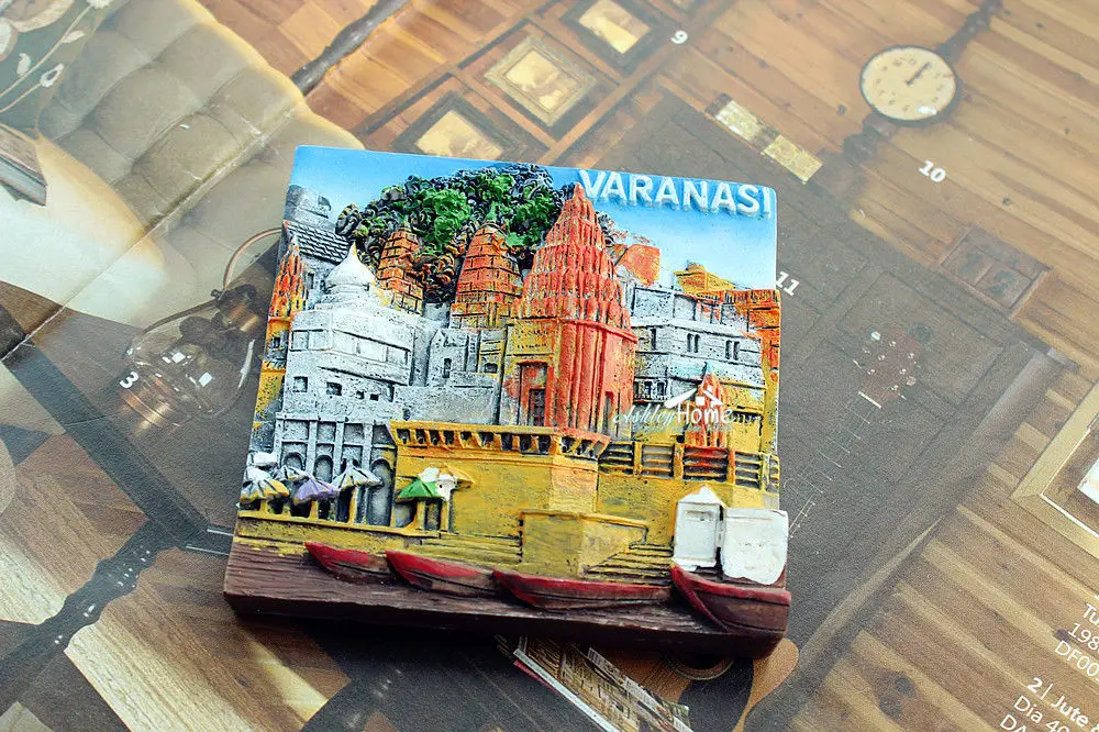 Варанаси Индия туристический сувенир для путешествий 3d магниты на холодильник