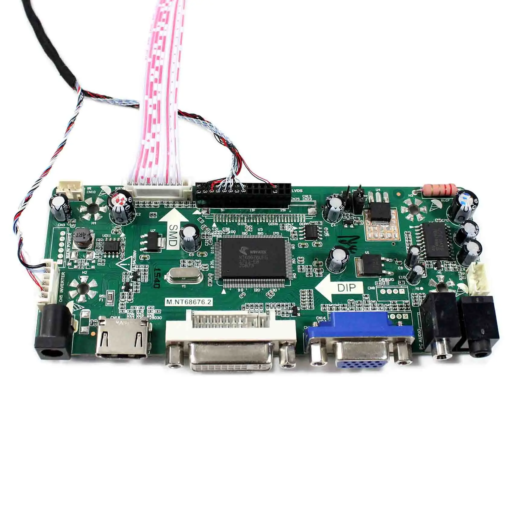 HD MI VGA HDMI DVI аудио ЖК дисплей Cotnroller доска для 12 1 дюйма 13 3 1280x800 HT121WX2 HV133WX1 Панель|dvi