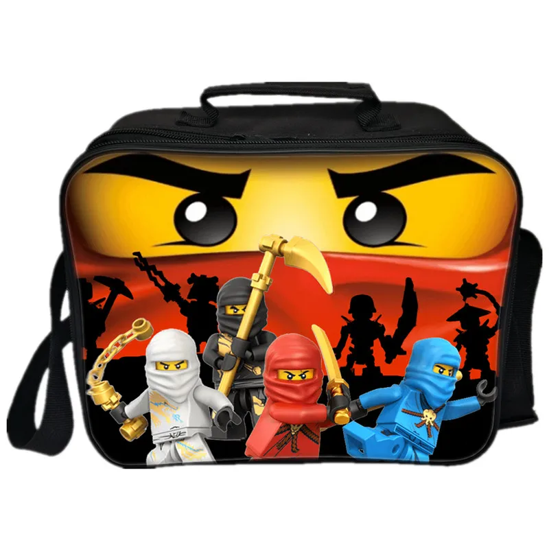 2019 3D сумка для пикника Lego фильм сумки ланча мультфильм Ninjago бетмен И Дедпул