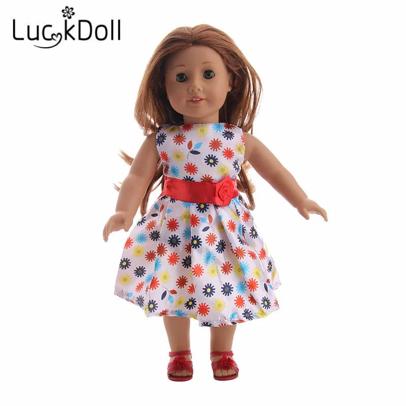 LUCKDOLL 3 вида стилей сандалии для 18 дюймовой кукольной обуви аксессуары