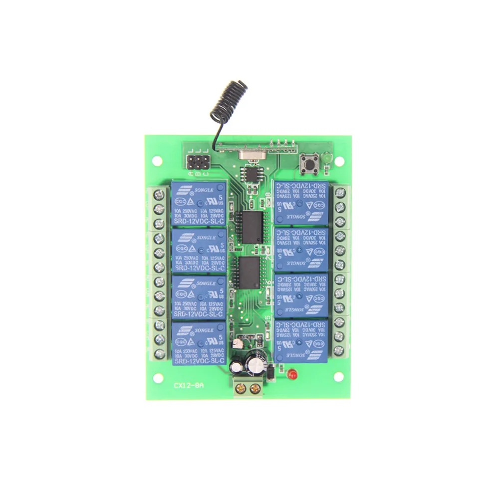DC 12V 24V 8 CH 8CH Радиоконтроллер RF беспроводной переключатель системы дистанционного