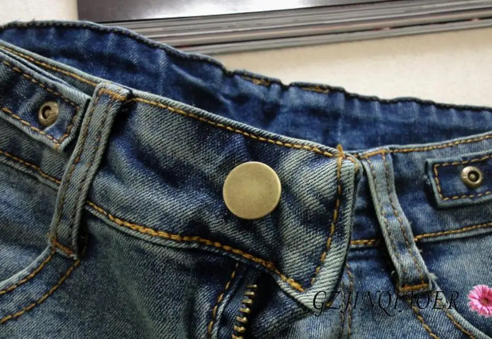 Шорты женские джинсовые с заниженной талией модные эластичные пикантные