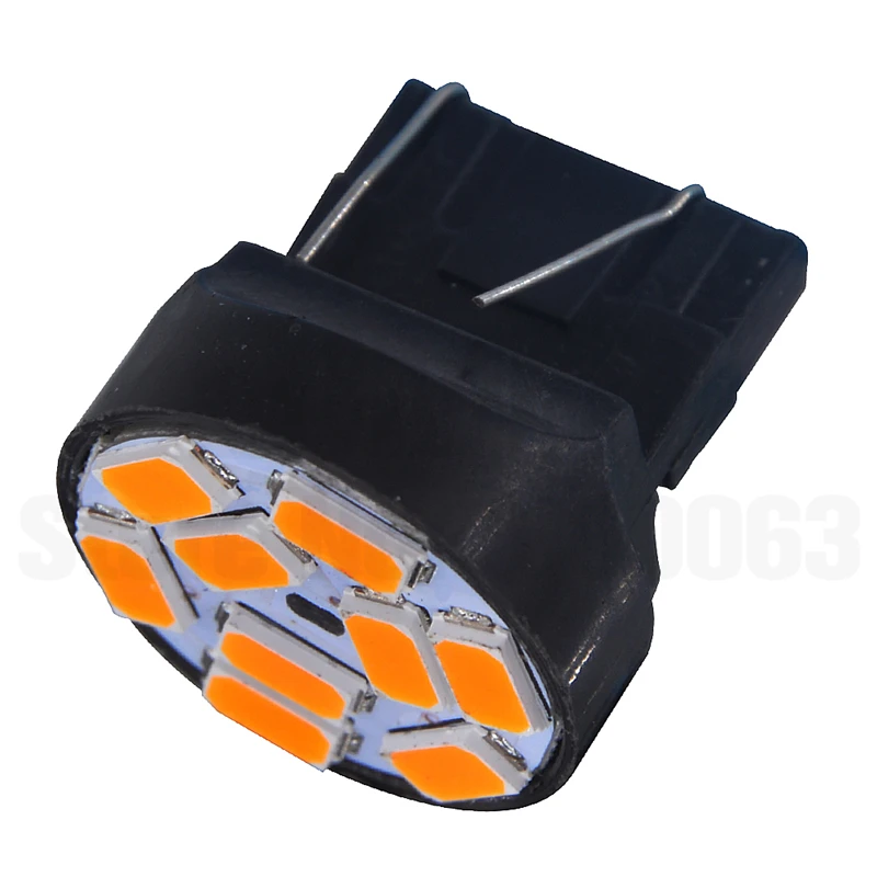 2x7440 7443 светодиодный 5630 9 SMD автомобильный светильник s T20 светодиодный s автоматический тормозной задний светильник Поворотная сигнальная лампа белый Янтарный Красный DC 12V