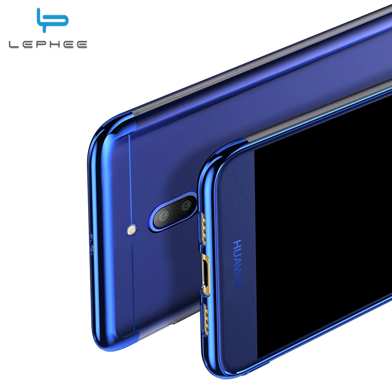 LEPHEE huawei Коврики 10 Pro Чехол Lite случае Роскошные покрытием Crystal термополиуретановый