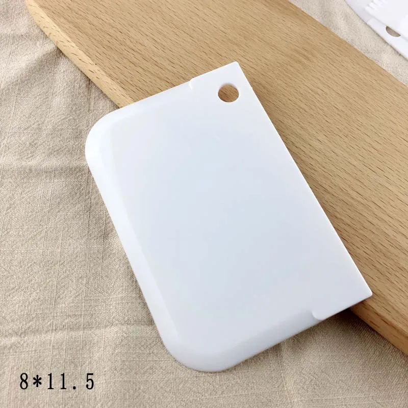 3PCS/Set Hot Sale High Quality Multifunctional Irregular Teeth Edge DIY Cream Smooth Scraper Dough Set Cake Mold Tools | Дом и сад