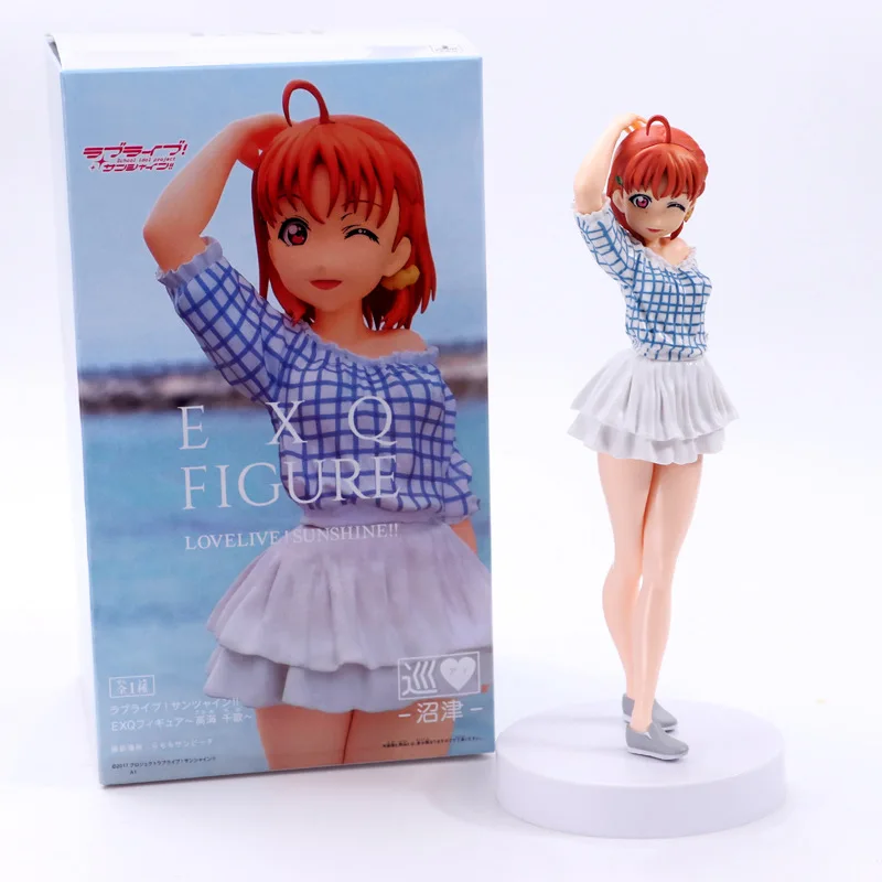Экшн-фигурки аниме Love Live Sunshine EXQ A2 Aqours Takami Chika ПВХ Коллекционная модель детские