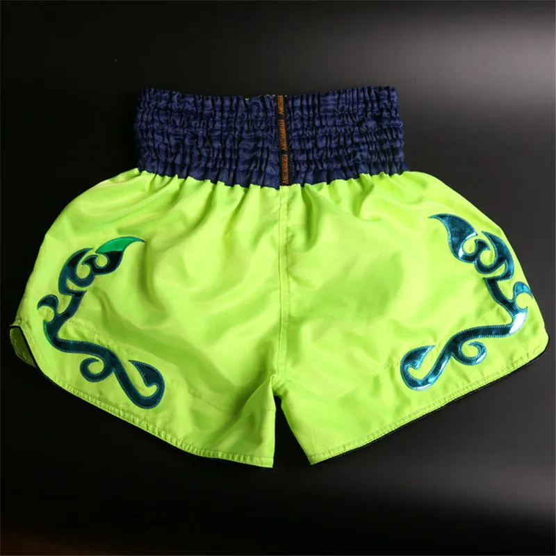 XS-XXL взрослый Фитнес тренировочные спортивные трусы sotf Санда Муай Тай шорты для борьбы MMA Штаны для детей
