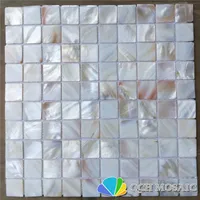Freshwater shell mother of pearl mosaic tile for kitchen backsplash and bath room natural color 11 square feet/lot