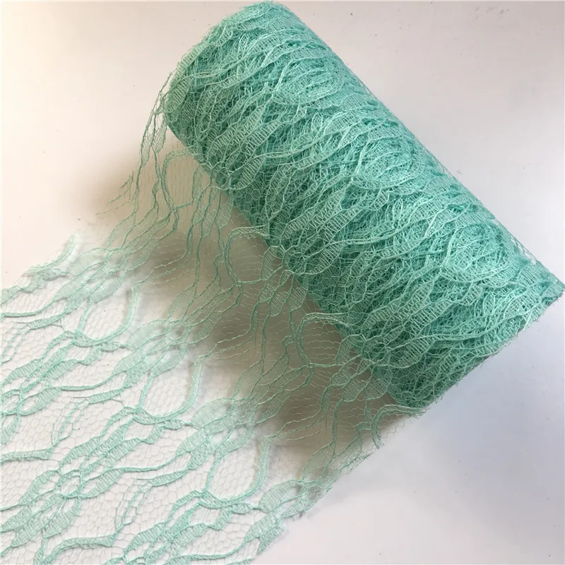 NA25-tiffany blue DHANXINZ(9,2 м в рулоне) 15 см, фатиновая юбка-пачка из органзы в рулоне, для свадьбы, Рождества, дня рождения, вечеринки, для детей - Цвет: NA25-tiffany blue
