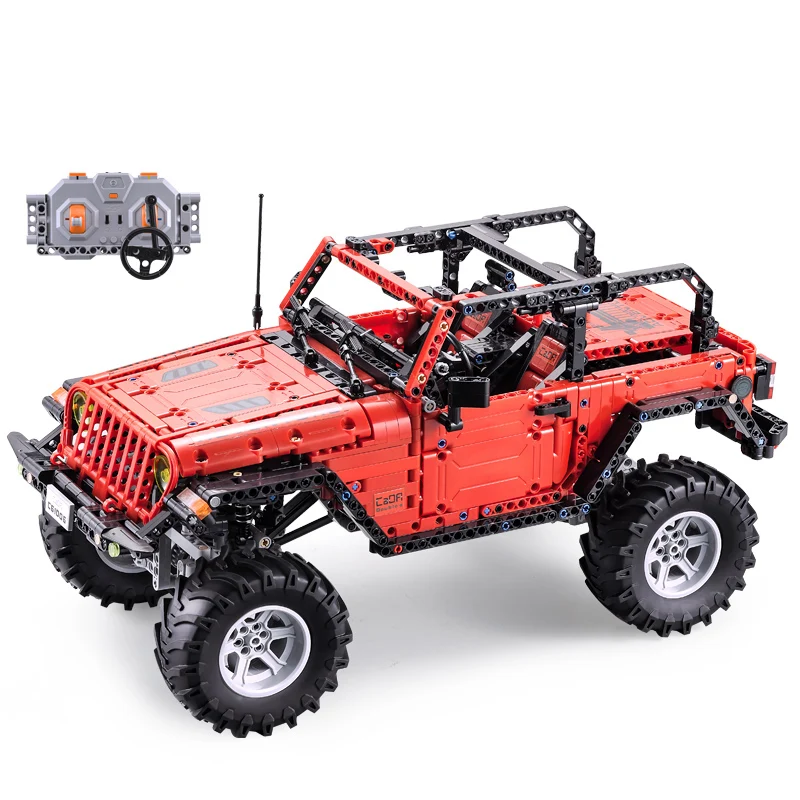 Cada пульт дистанционного управления 2,4G Adventurer Car 1941pcs Technic battery Box Motor Creator Строительные Кирпичи Блоки Игрушки для мальчиков