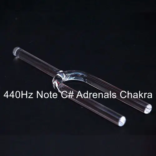 440Hz CVNC 440 Гц или 432 гц 30 мм любое Примечание C, C#, D, D#, E, F, F#, G, G#, A, A#, B прозрачная кварцевая вилка для настройки пения - Цвет: 440Hz