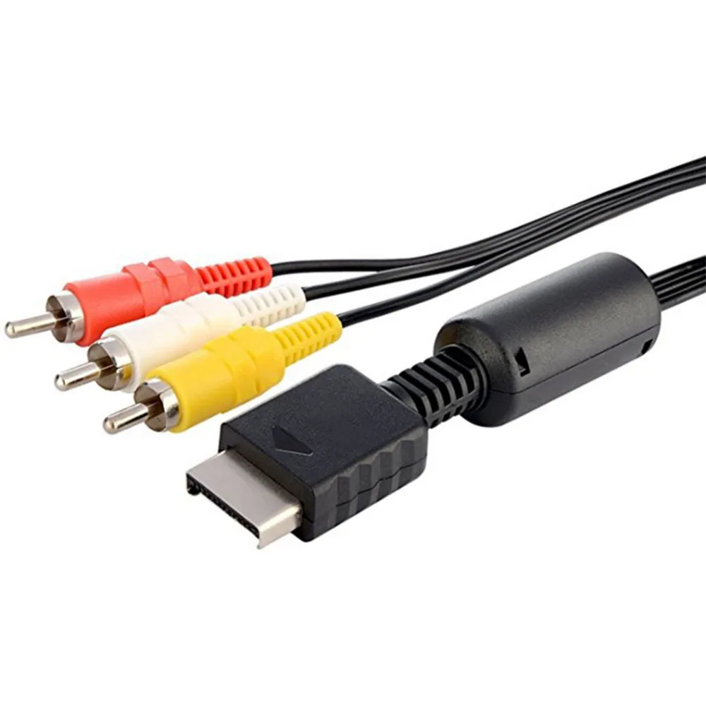 Blueloong 1,8 м для официальный Оригинальные Подлинная SONY RCA/av-разъем/видео кабель для Игровые приставки 1/2/3 аудио/видео кабель