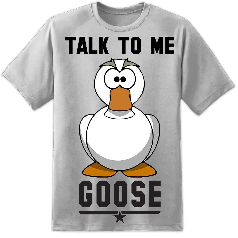 Футболка с надписью Talk To Me Goose забавная футболка Maverick Iceman Wingman | Мужская одежда
