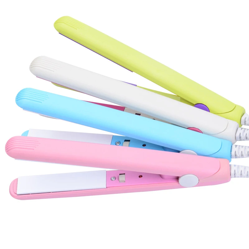 CHJ для завивки выпрямления волос 2 в 1 flat iron щипцы мини выпрямители быстрая мода