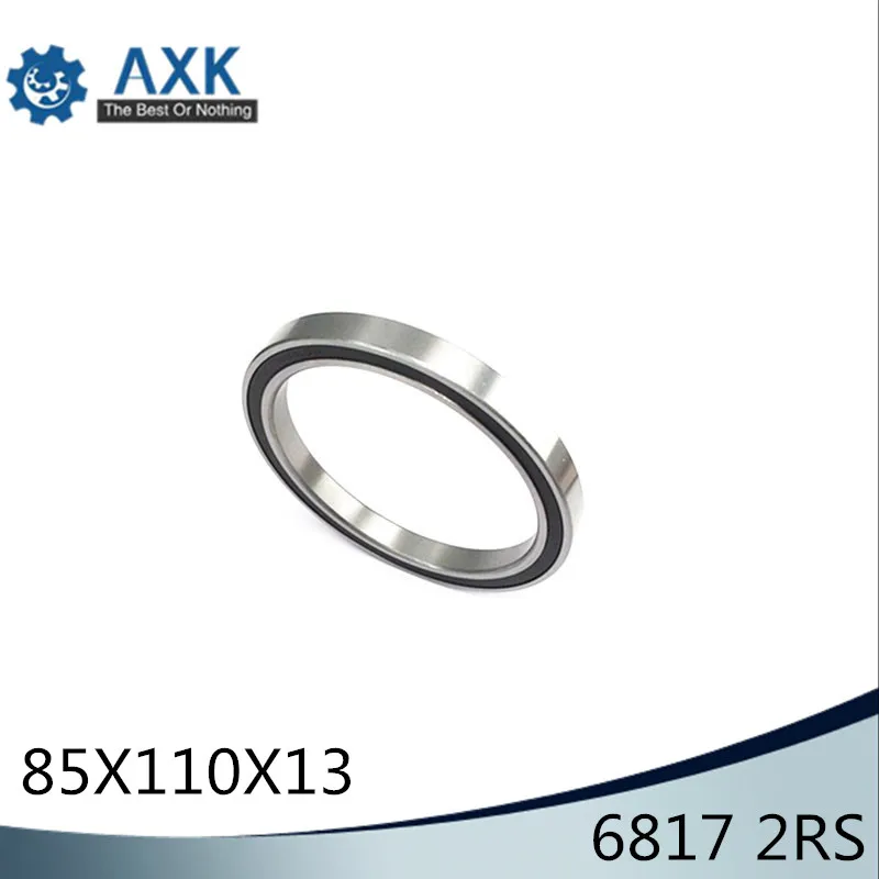 6817 2RS ABEC-1 (2 шт.) 85x110x13 мм Метрическая тонкий срез подшипники 61817 RS 6817RS |