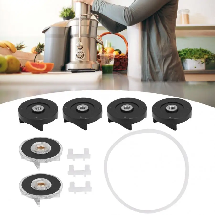 Juicer Blender Machine Accessories of 6 Base Gear and Blade Replacement Part for Magic Bulle 250W |
