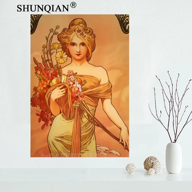 Художественный холщовый плакат