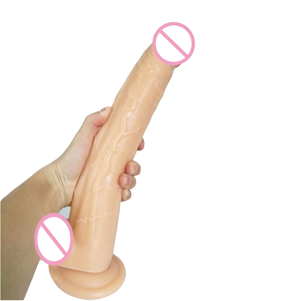 HOWOSEX супер длинный фаллоимитатор 32*5 5 см мягкие и большие фаллоимитаторы анальная