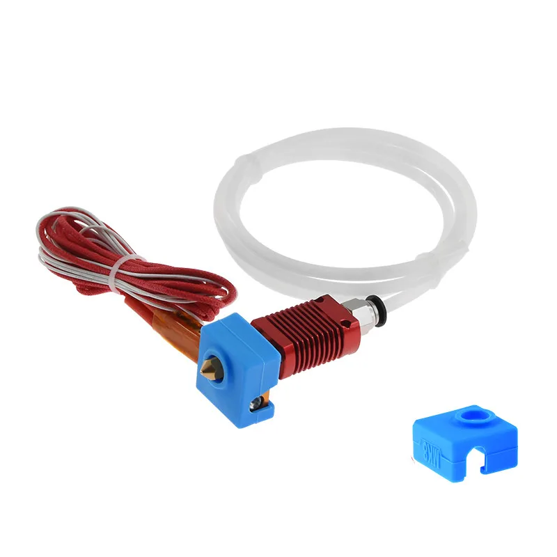 Funssor Creality CR 10/Ender hotend Набор для 10S 3D принтер MK10 Экструзионная PTFE трубка 0 4 мм Насадка