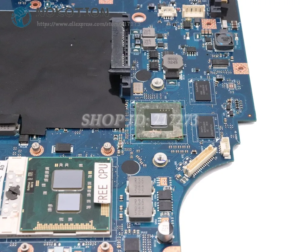 NOKOTION для lenovo G460 Z460 Материнская плата ноутбука HM55 DDR3 HD4500 Процессор NIWE1 LA-5751P основная плата