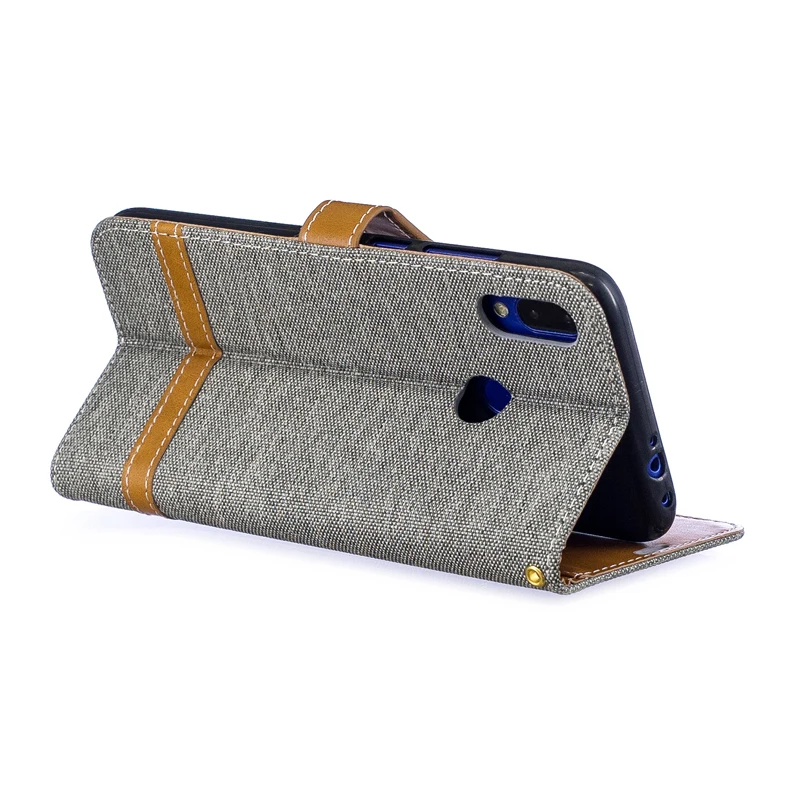Кожаный чехол книжка для телефона Xiaomi Redmi Note 7 M1901F7G M1901F7H / MZB7411IN MZB7264IN MZB7412IN